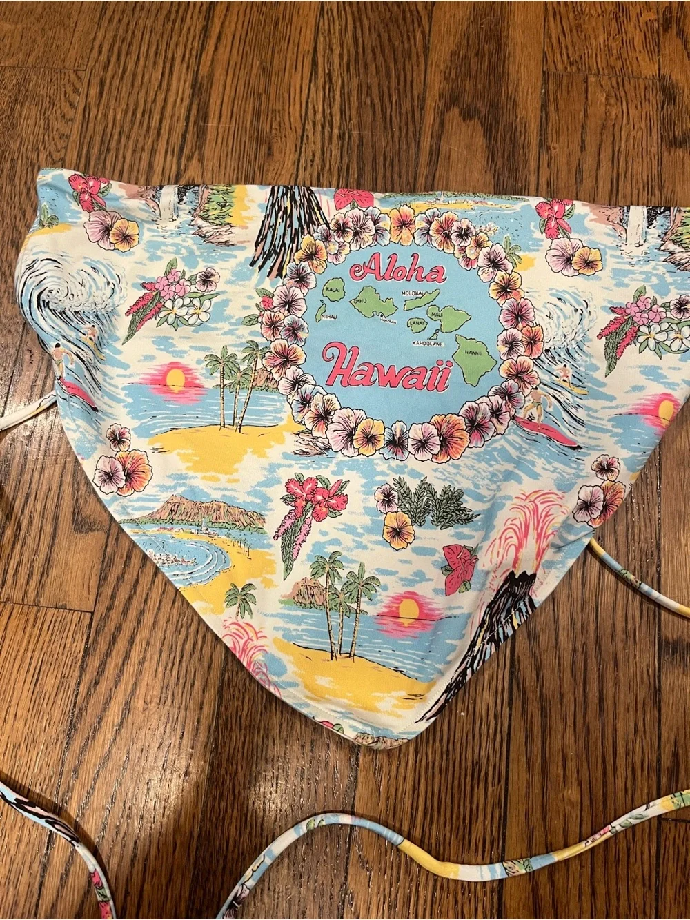 Frankies bikinis Hawaii swim top large